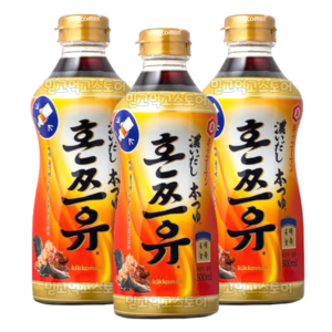 기꼬만 코이다시 혼쯔유, 500ml, 3개