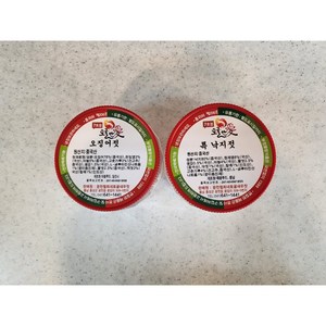 [토굴안애] 1+1 광천 양념젓갈 500g 오징어젓+낙지젓, 1세트