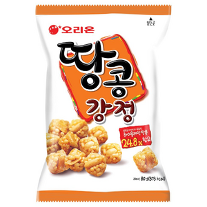 오리온 땅콩강정, 80g, 4개