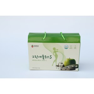 100% 풋사과즙 그린애플주스S, 30개, 100ml