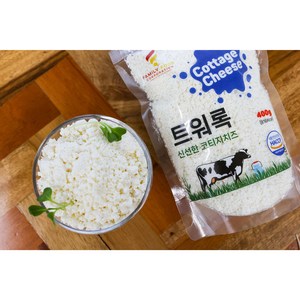 신선한 자연치즈 코티지치즈 cottage cheese 트워록, 1개, 200g