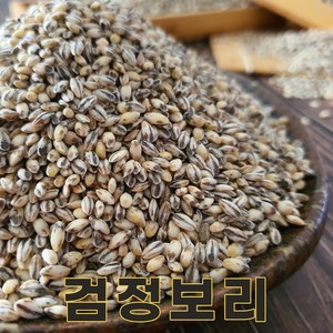 전남 해남 24년산 국산 흑보리 1kg 흑보리쌀 검정보리쌀 검정보리, 1개