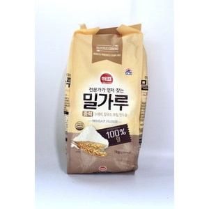 해표 중력분 밀가루, 1kg, 10개