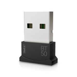 아이피타임 BT50 블루투스 5.0 USB 동글 키보드 마우스 헤드셋 블랙