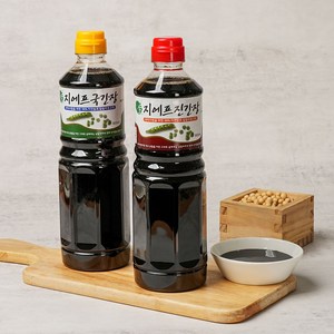 아우첼지에프 지에프간장세트(국간장1병+진간장1병), 1개, 900ml