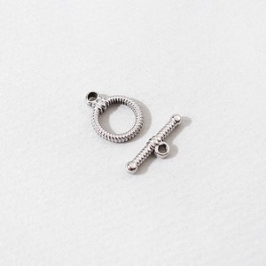 비즈아이 [8-379-16]써지컬스틸 로프토글바 링12x15.4mm+바5.6x17mm 1쌍