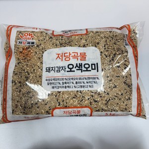 96시간 숙성한 저당곡물 돼지감자 오색오미 5kg, 1개