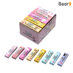 500 왓따x산리오 캐릭터즈 13.7g BOX(25개입) 간식 먹방 ASMR 왓따껌 껌 풍선껌 틱톡 유튜브 마이멜로디, 342.5g, 1개