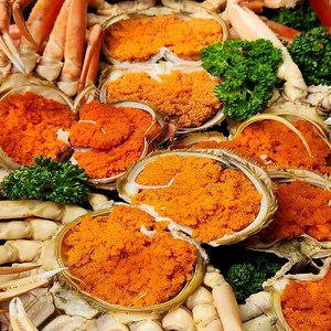 [디에이치씨푸드] 수입 빵게 암컷대게 정식통관 활대게 자숙대게 1kg 4-6마리 수율 80%이상, 1박스, 1kg(4-6미)