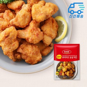 사세 리얼 후라이드 순살치킨1kg, 1kg, 6개