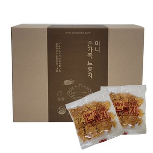 국산쌀 100프로 온가족 누룽지 60gX 30입 국산누룽지, 60g, 30개