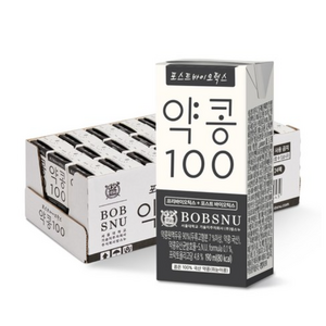 서울대밥스누 포스트바이오틱스 약콩100 두유, 190ml, 24개