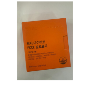 팍시 다이어트 FCCE 발효율피, 60정, 48g, 1개