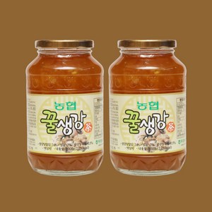 인애영농 꿀생강차 고흥생강으로 두원농협에서 만든 생강청1kg+1kg, 1kg, 2개, 1kg, 1개입