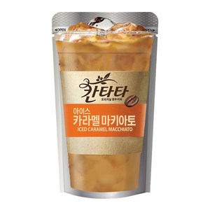 칸타타 아이스 파우치 카라멜 마키아또, 230ml, 40개