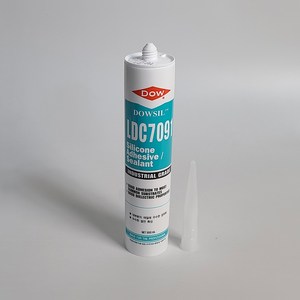 다우코닝/다우실 고성능 중성 경화 실리콘 접착제 DOWSIL LDC 7091 White 300ml, 1개