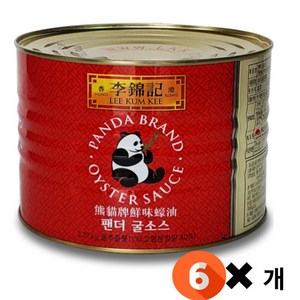 오뚜기 이금기 팬더 굴소스 2.27kg X6개, 오뚜기 이금기 팬더 굴소스 2.27kg 6개, 6개