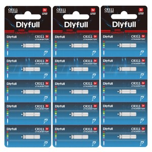 전자찌 배터리 DLYFULL 케미 건전지 50개입 CR425, CR435 - 50개묶음, 50개