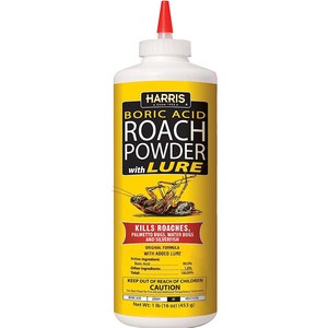 HARRIS Boric Acid Roach and Silverfish Killer Powder 453g, 1개