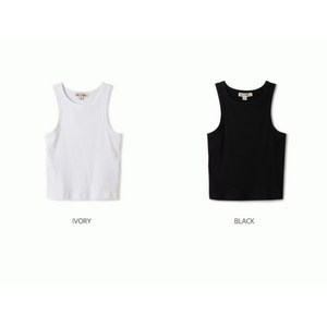 [후아유(엔터)] 후아유 여성용 크롭 나시티 / Ribbed Cop Sleeveless WHRNE2524F 17