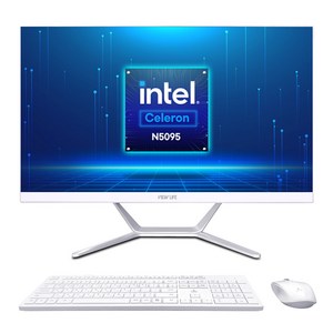 뷰라이프 24형 일체형PC N5095 윈도우11포함 무선키보드마우스 증정, 240GB, 8GB, 화이트, AP-D238-N5, WIN11 Po