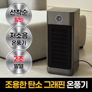 도노 저소음 가정용 온풍기 사무실 업소용 전기 PTC 히터 난방기, DN-601