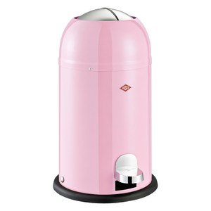 웨스코 Wesco 킥마스터 주니어 페달 휴지통 12L Pink, 스테인레스 스틸