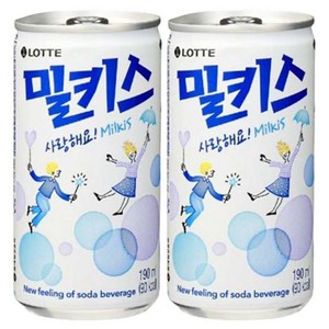 밀키스 190mlx30캔 롯데칠성음료 밀키스 탄산음료 탄산 밀키스190ml, 30개, 190ml