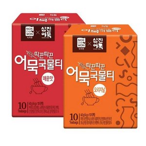 [녹차원] 따끈따끈 어묵국물티 2팩 (오리지널1+매운맛1), 단품없음, 40g