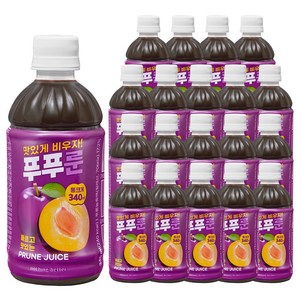 푸푸룬 맛있는 푸룬주스 올리브영 추천템, 340ml, 20개