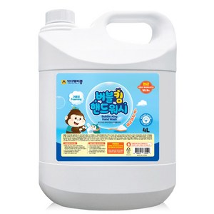 닥터케이콩 버블킹 핸드워시 파우더향, 1개, 4L