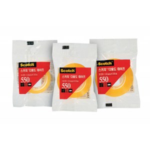 3M Scotch 쓰리엠 스카치 다용도 테이프 리필 #550 (12mm x 30m), 1개