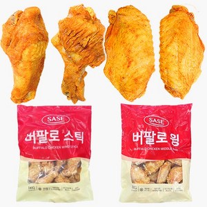 (냉동)버팔로윙(사세 1kg), 1개, 1kg