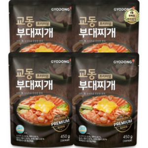 교동 프리미엄 부대찌개, 450g, 4개