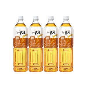 웅진 맑게 우려낸 누룽지 차, 1.5L, 4개