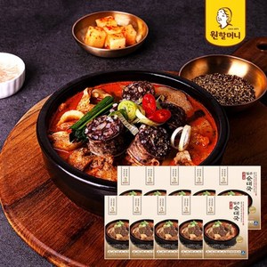 원할머니 T[원할머니] 깊고진한 얼큰 순대국 600g x 10팩, 없음, 10개