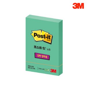 3M 포스트잇 656 에버그린 51mmX76mm 강한점착용, 단품