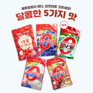 라칸토 무설탕 사탕 제로칼로리 5가지맛캔디 요거트맛, 40g, 1개