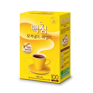 맥심 모카골드 마일드 블랙 커피, 900mg, 100개입, 4개