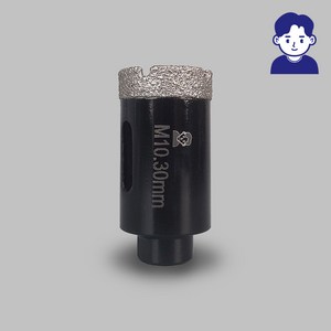 청년타일공구 다이아 융착 코어비트 타일홀쏘 그라인더용 M10, 1개, 50mm(M10)