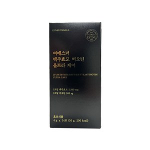 에스더포뮬러 여에스더 맥주효모 비오틴 울트라 케어 (4g x 14포) 1박스 홈쇼핑 동일 제품, 56g