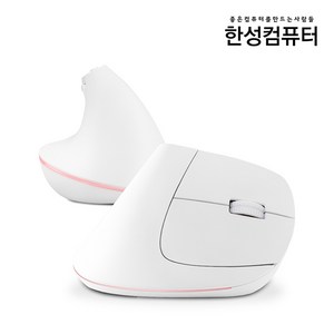 한성컴퓨터 OfficeMaster 무선 버티컬 마우스 VM100 V2, 화이트