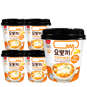 요뽀끼 치즈 떡볶이컵, 120g, 5개