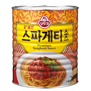 오뚜기 오쉐프 스파게티 소스, 3kg, 4개