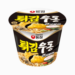 농심 튀김우동 컵면, 111g, 8개