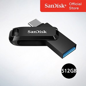 샌디스크 공식인증제품 USB 메모리 Ulta Dual Go 울트라 듀얼 고 Type-C OTG USB 3.1 SDDDC3, 512GB