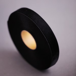 리본빌 클래식 벨벳 리본 (16색 6mm/10mm/25mm/40mm), 10mm - 1롤(15마), 블랙(Black)