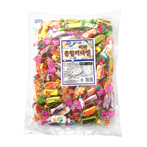 아리랑 비바 종합 카라멜 650gx6개1BOX, 6개, 650g