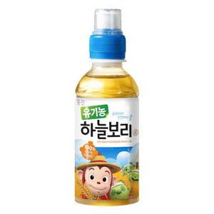 웅진 코코몽 유기농 하늘보리 200ml, 보리차, 24개