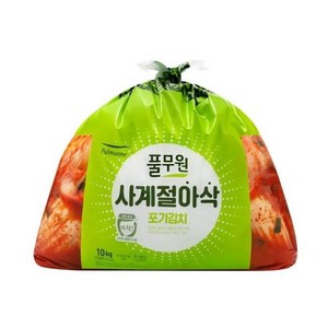 풀무원 사계절 아삭 포기김치, 1개, 10kg